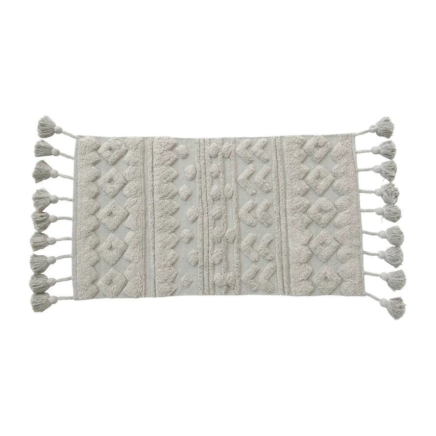 Creative Co-Op Creative Co-op Tufted Cotton Rug with Tassels - Little Miss Muffin Children & Home