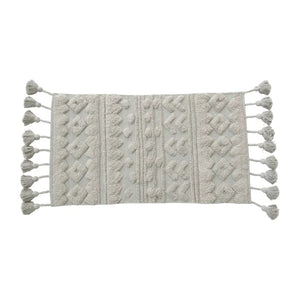 Creative Co-Op Creative Co-op Tufted Cotton Rug with Tassels - Little Miss Muffin Children & Home