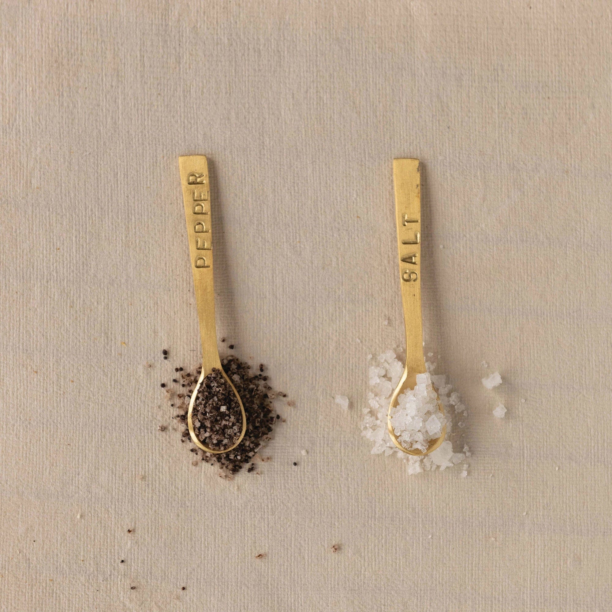 Creative Co-Op Creative Co-op Salt & Pepper Spoons - Little Miss Muffin Children & Home