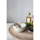 Creative Co-Op Creative Co-op Stoneware Bowl and Whisk Set - Little Miss Muffin Children & Home
