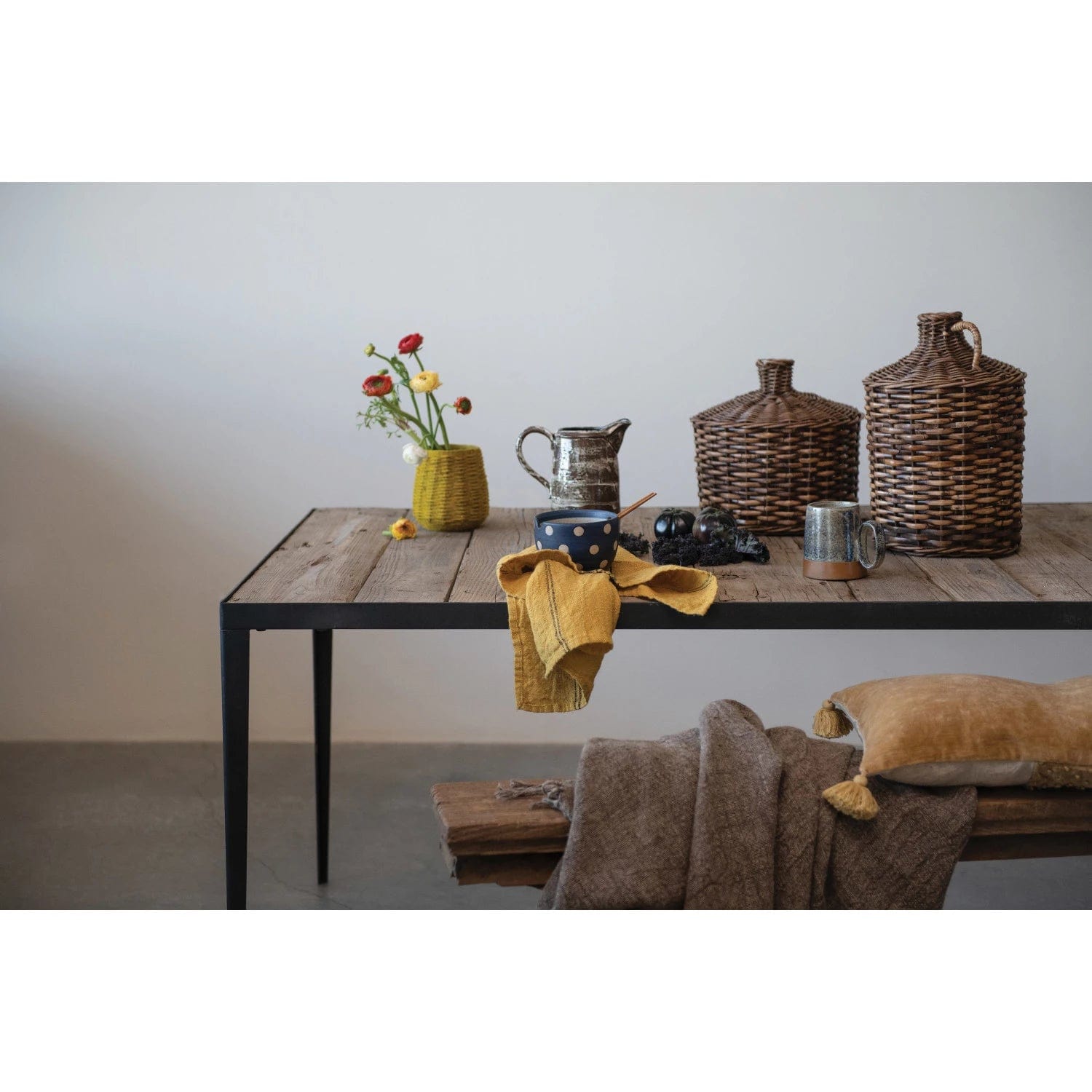 Creative Co-Op Creative Co-op Stoneware Bowl with Chopsticks Set - Little Miss Muffin Children & Home