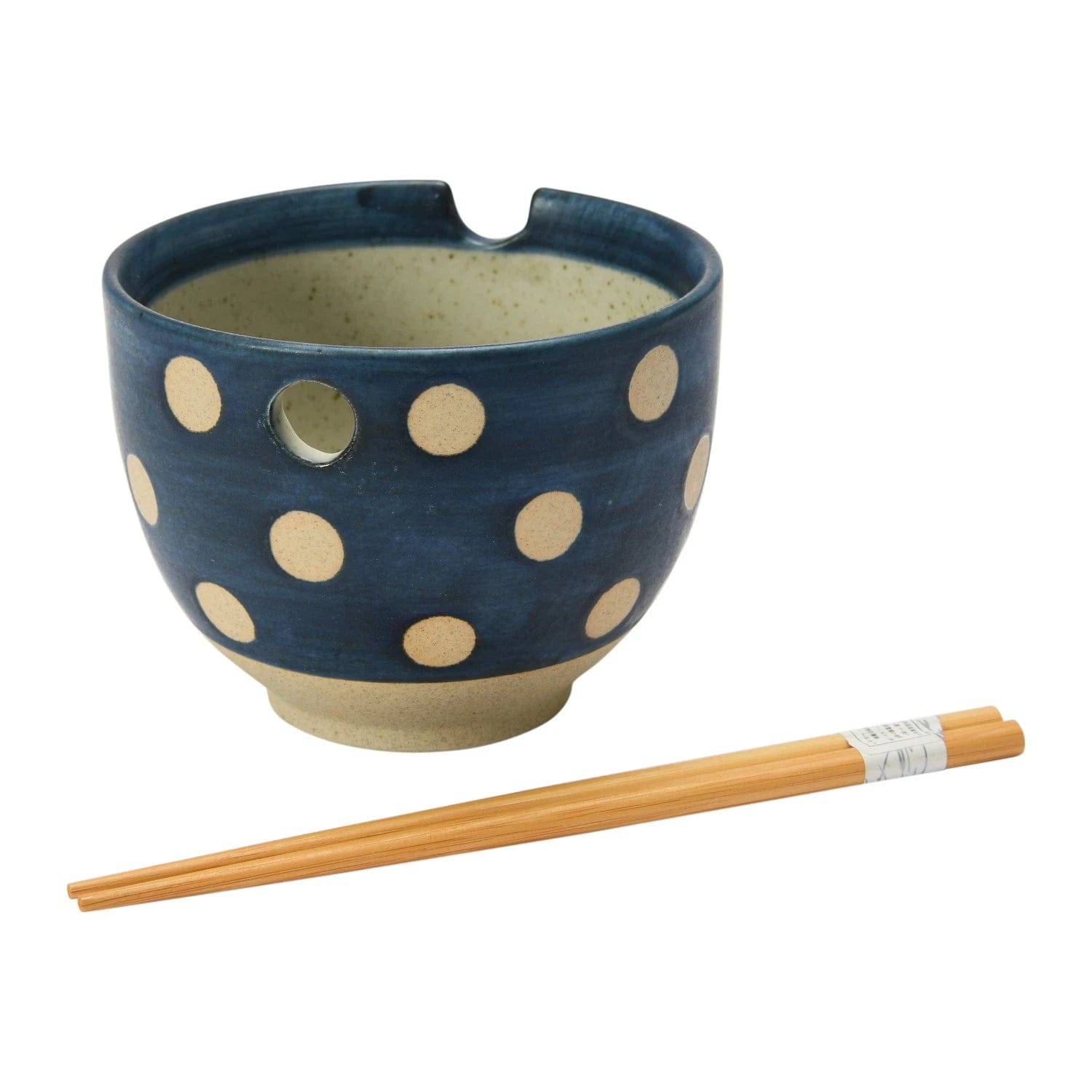 Creative Co-Op Creative Co-op Stoneware Bowl with Chopsticks Set - Little Miss Muffin Children & Home
