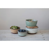 Creative Co-Op Creative Co-op Stoneware Bowls with Reactive Glaze - Little Miss Muffin Children & Home