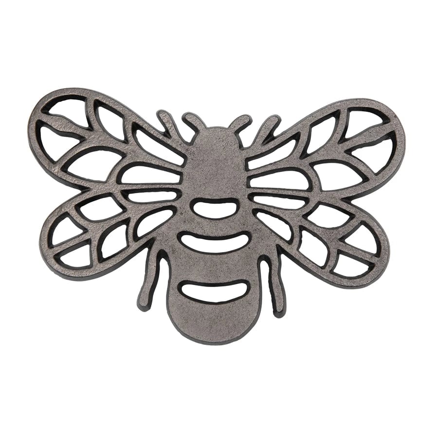 Creative Co-Op Creative Co-op Cast Aluminum Bee Trivet - Little Miss Muffin Children & Home