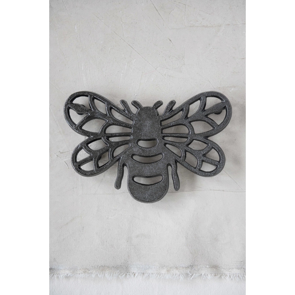 Creative Co-Op Creative Co-op Cast Aluminum Bee Trivet - Little Miss Muffin Children & Home