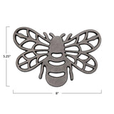 Creative Co-Op Creative Co-op Cast Aluminum Bee Trivet - Little Miss Muffin Children & Home