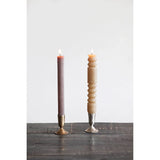 Creative Co-Op Creative Co-op Hammered Metal Taper Candle Holder - Little Miss Muffin Children & Home