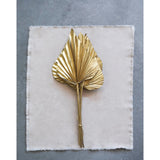 Creative Co-op Dried Natural King Palm Spear Bundle of 5, Gold Finish