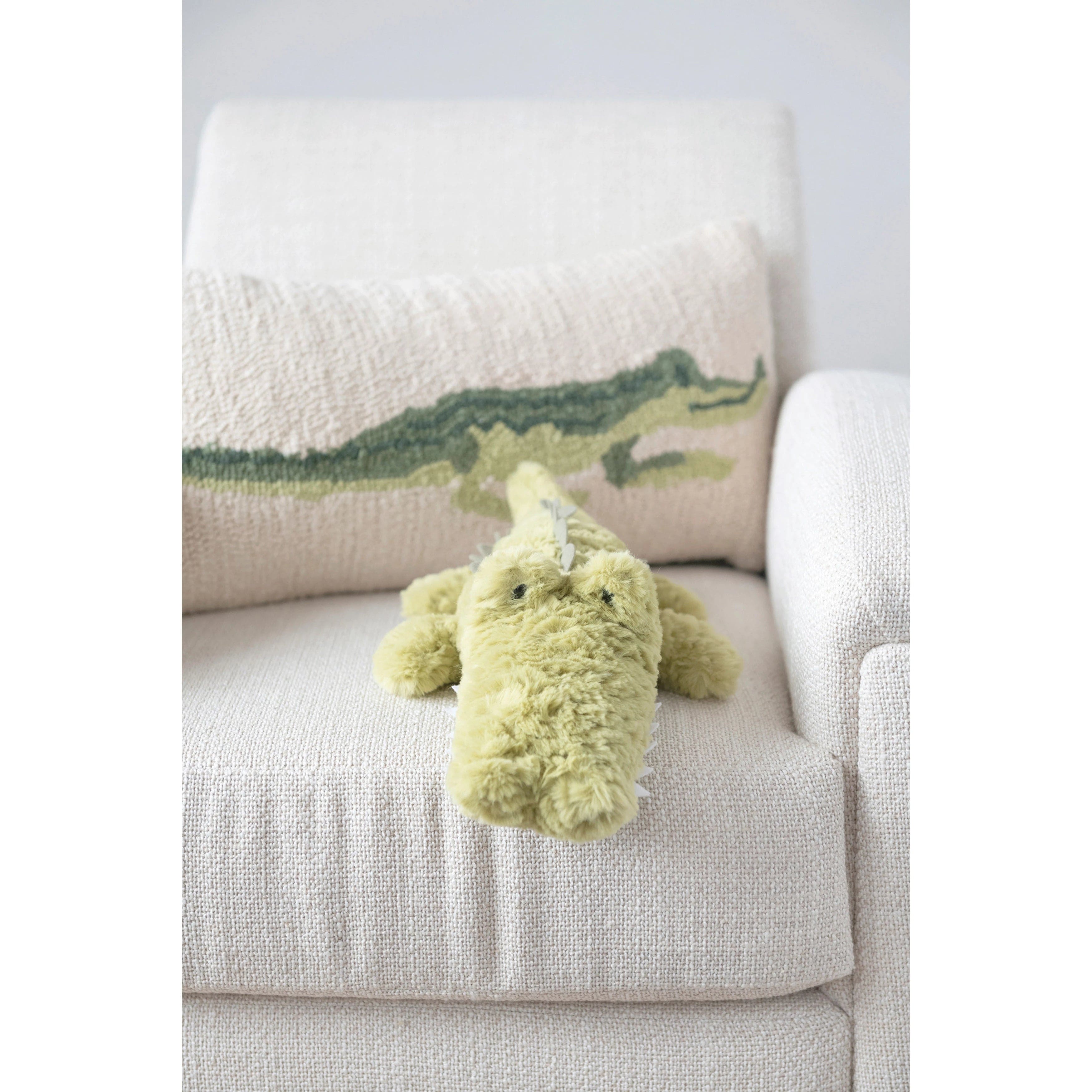 Creative Co-Op Creative Co-op Plush Alligator - Little Miss Muffin Children & Home