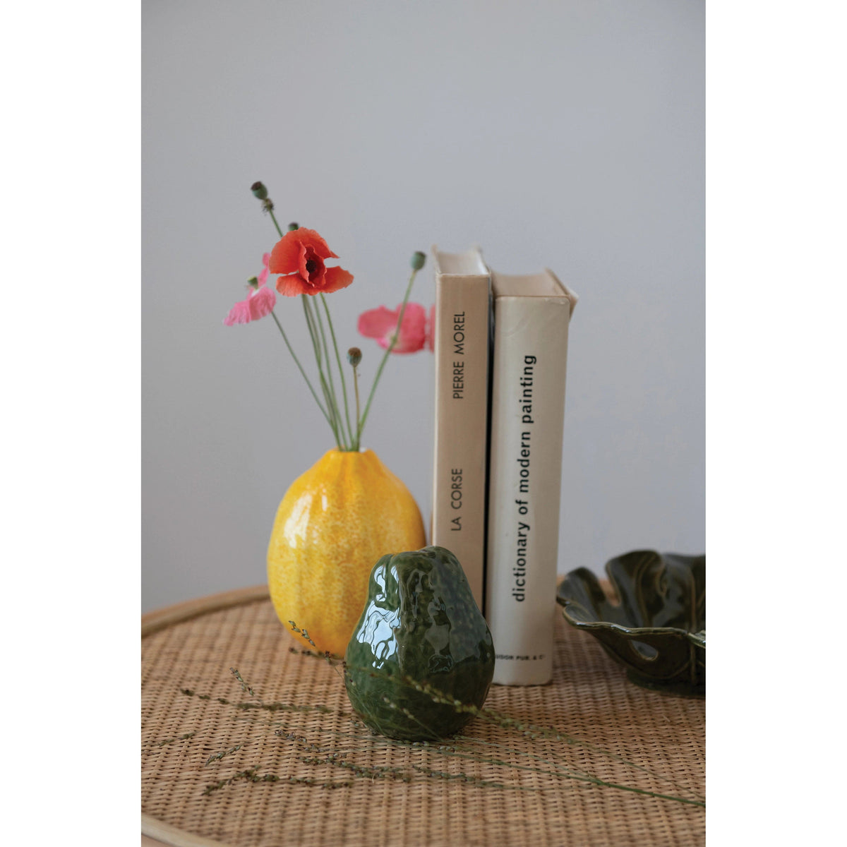 Creative Co-Op Creative Co-op Stoneware Avocado Vase - Little Miss Muffin Children & Home