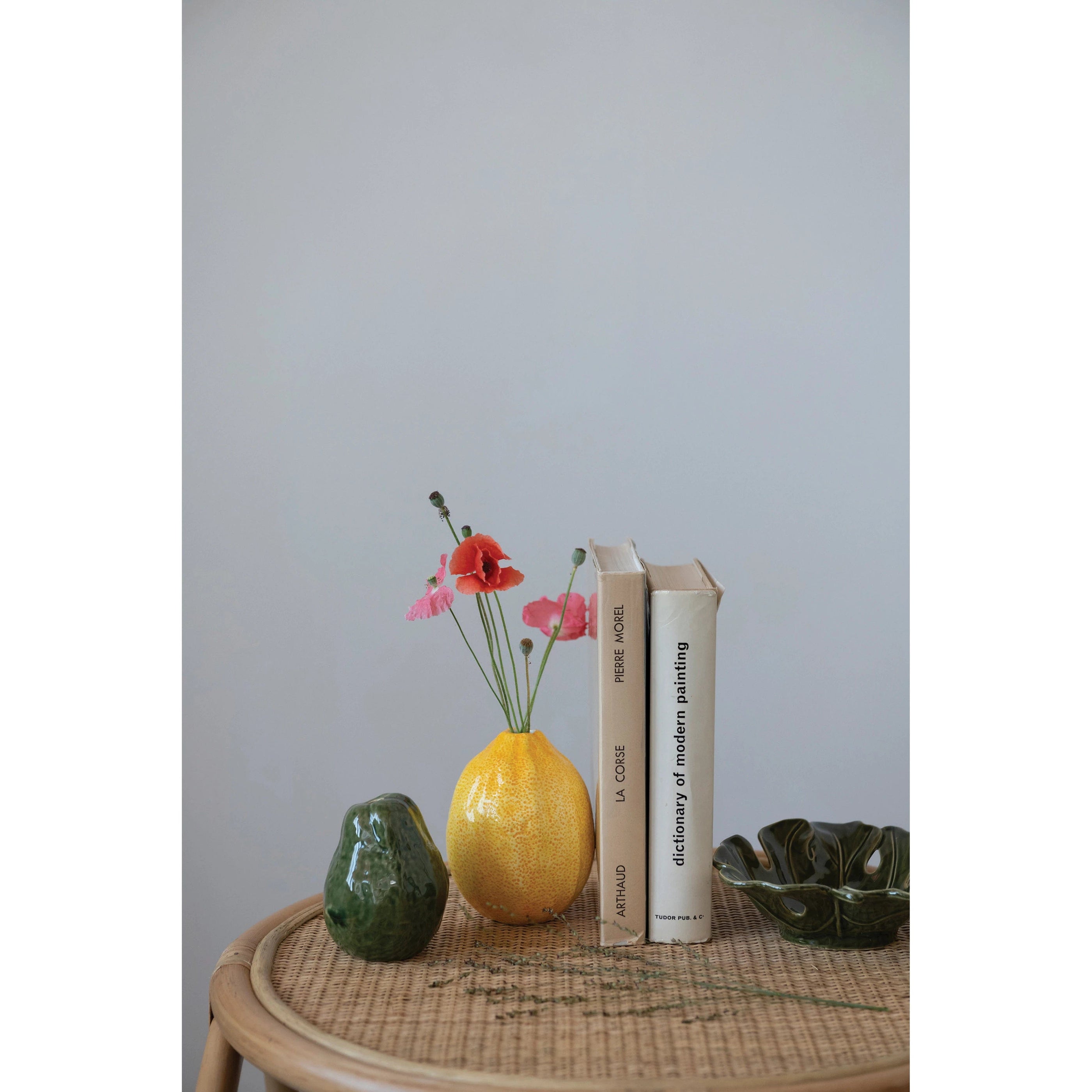 Creative Co-Op Creative Co-op Stoneware Avocado Vase - Little Miss Muffin Children & Home