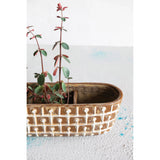 Creative Co-Op Creative Co-op Embossed Stoneware Window Planter - Little Miss Muffin Children & Home