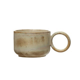 Creative Co-Op Creative Co-op 8 oz. Stoneware Mug with Reactive Glaze - Little Miss Muffin Children & Home