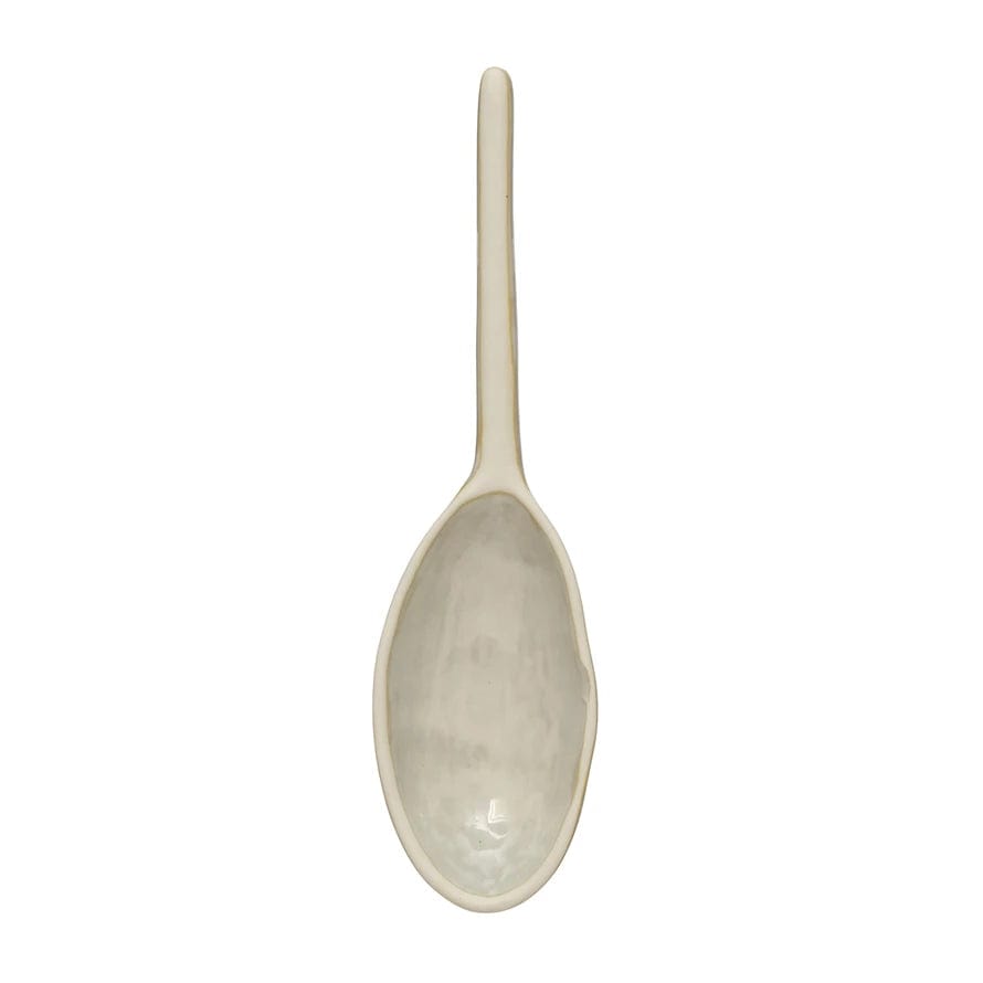 Creative Co-Op Creative Co-op Stoneware Spoon with Reactive Glaze - Little Miss Muffin Children & Home