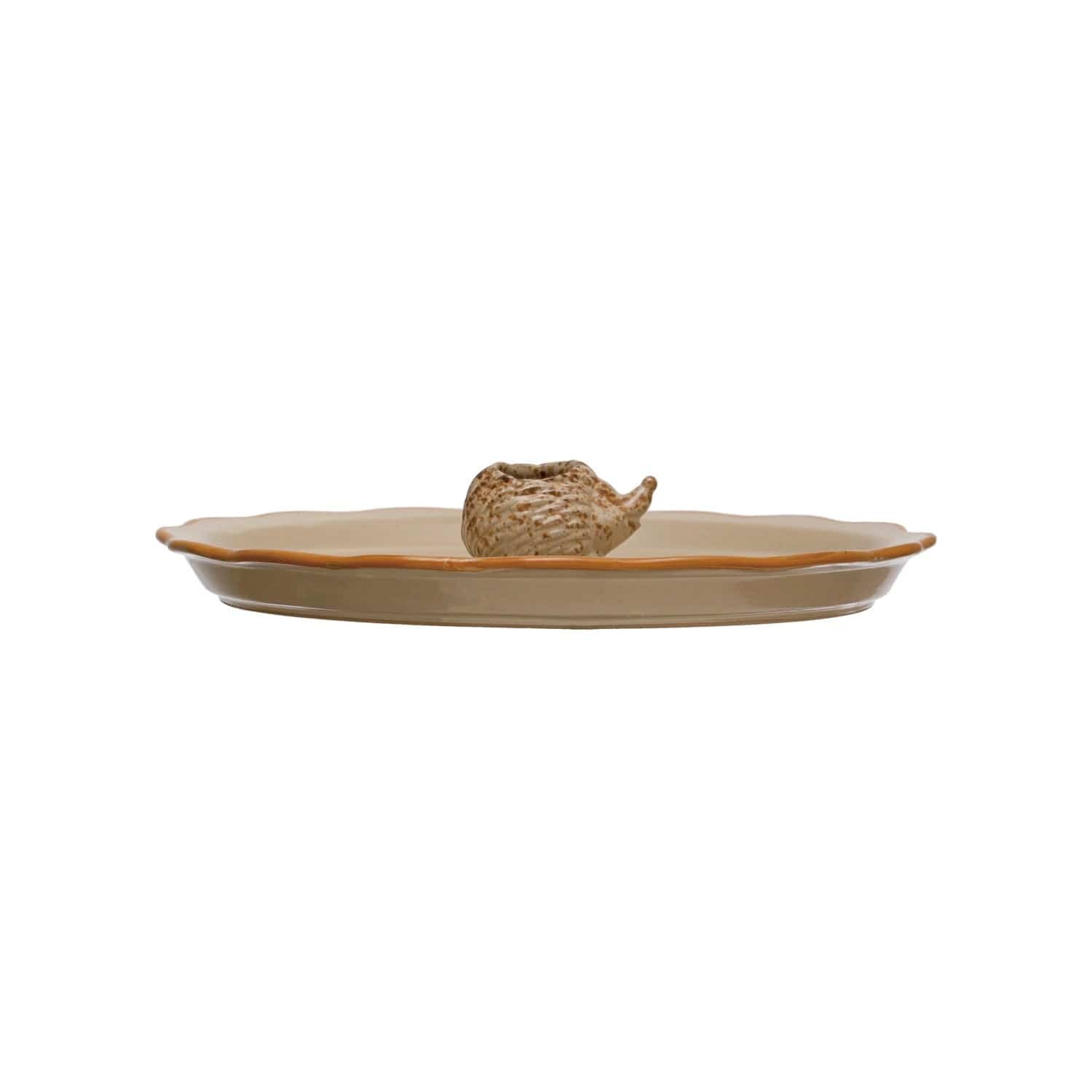 Creative Co-Op Creative Co-op Stoneware Plate with Hedgehog Toothpick Holder - Little Miss Muffin Children & Home