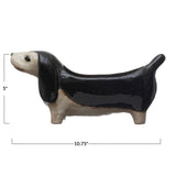Creative Co-Op Creative Co-op Hand-Painted Stoneware Dog Planter - Little Miss Muffin Children & Home