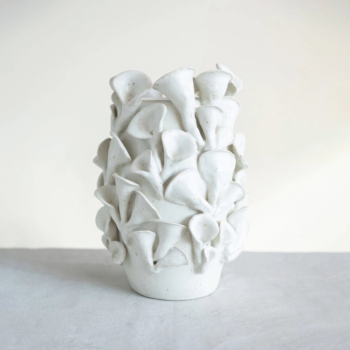 Creative Co-Op Creative Co-op Handmade Stoneware Organic Sculpted Vase - Little Miss Muffin Children & Home