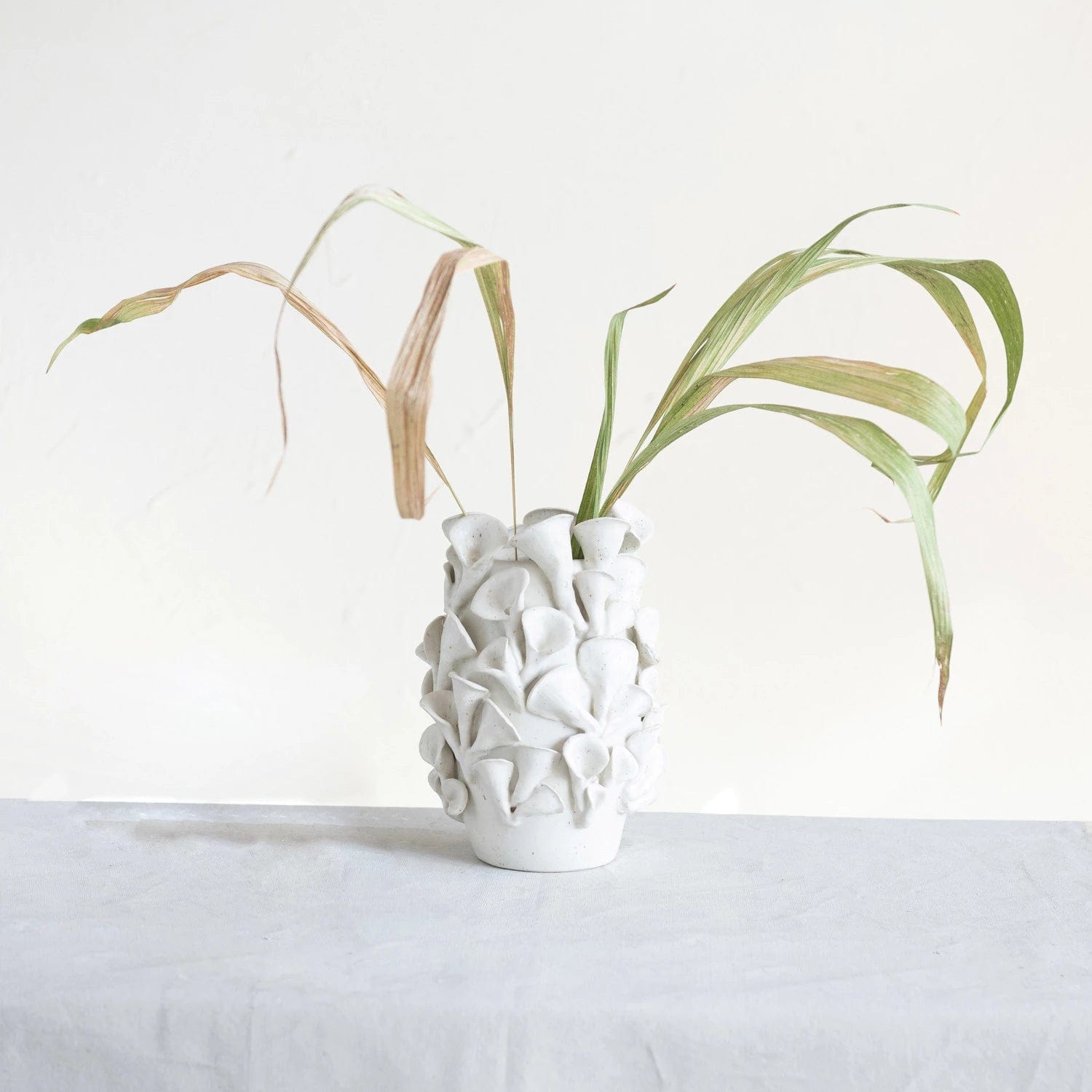 Creative Co-Op Creative Co-op Handmade Stoneware Organic Sculpted Vase - Little Miss Muffin Children & Home