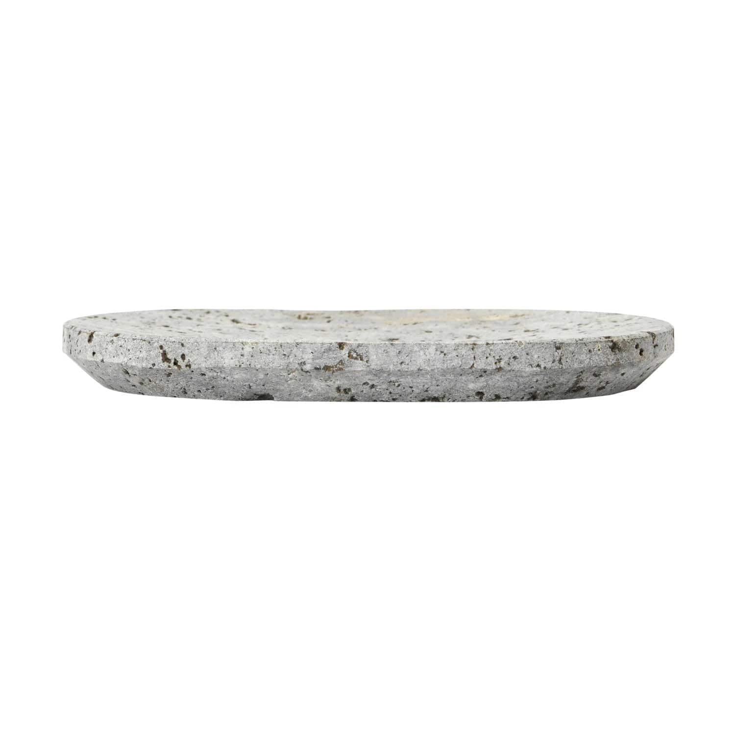 Creative Co-Op Creative Co-op Oval Travertine Soap Dish - Little Miss Muffin Children & Home