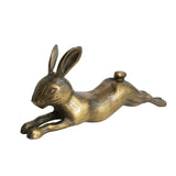 Creative Co-Op Creative Co-op Cast Aluminum Rabbit, Antique Brass Finish - Little Miss Muffin Children & Home