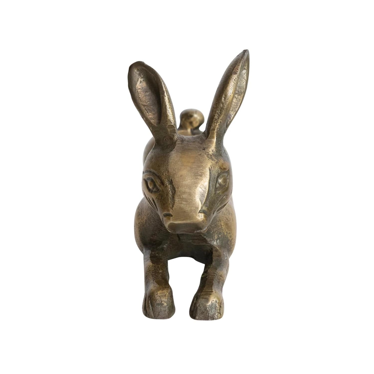 Creative Co-Op Creative Co-op Cast Aluminum Rabbit, Antique Brass Finish - Little Miss Muffin Children & Home