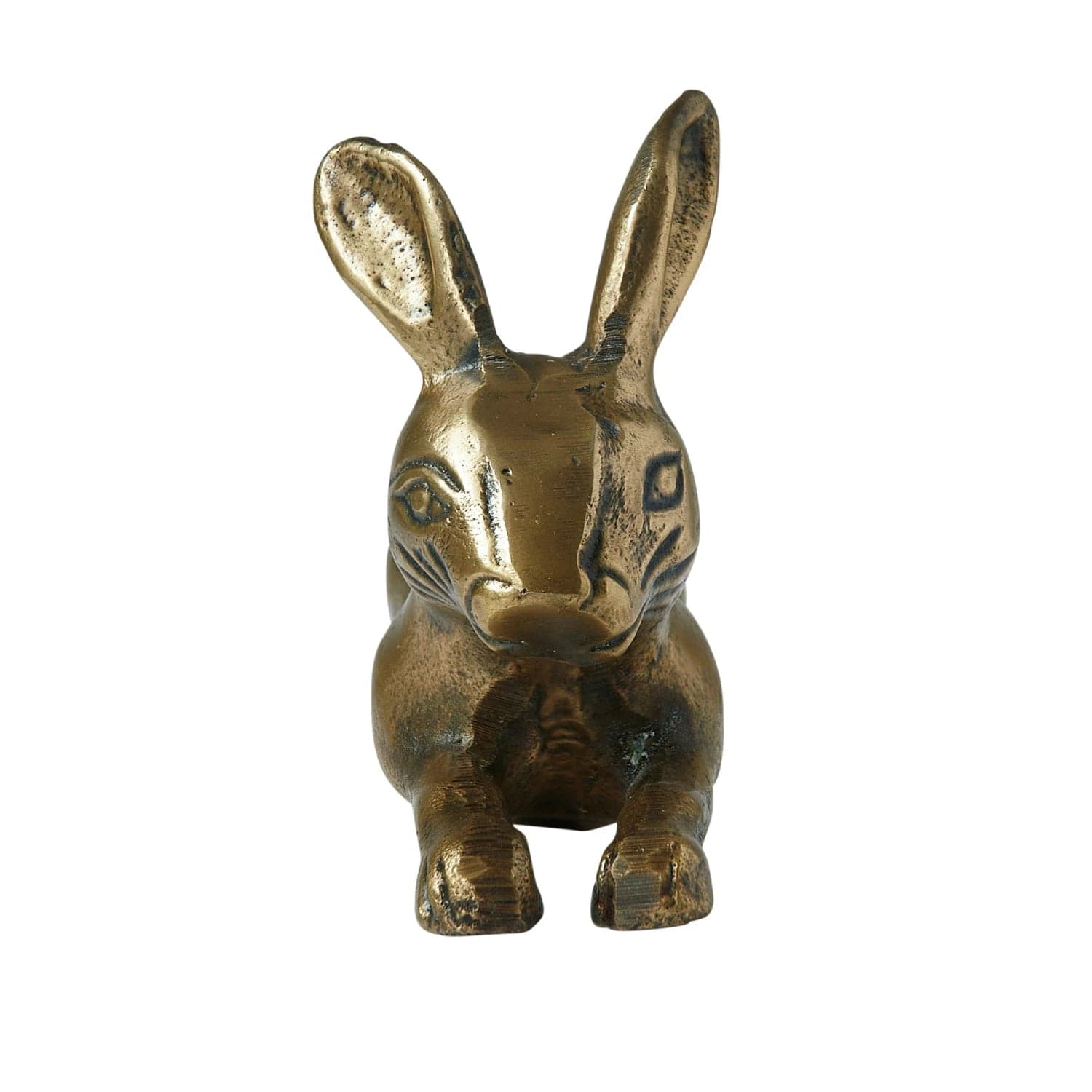 Creative Co-Op Creative Co-op Cast Aluminum Rabbit, Antique Brass Finish - Little Miss Muffin Children & Home