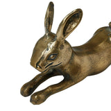 Creative Co-Op Creative Co-op Cast Aluminum Rabbit, Antique Brass Finish - Little Miss Muffin Children & Home