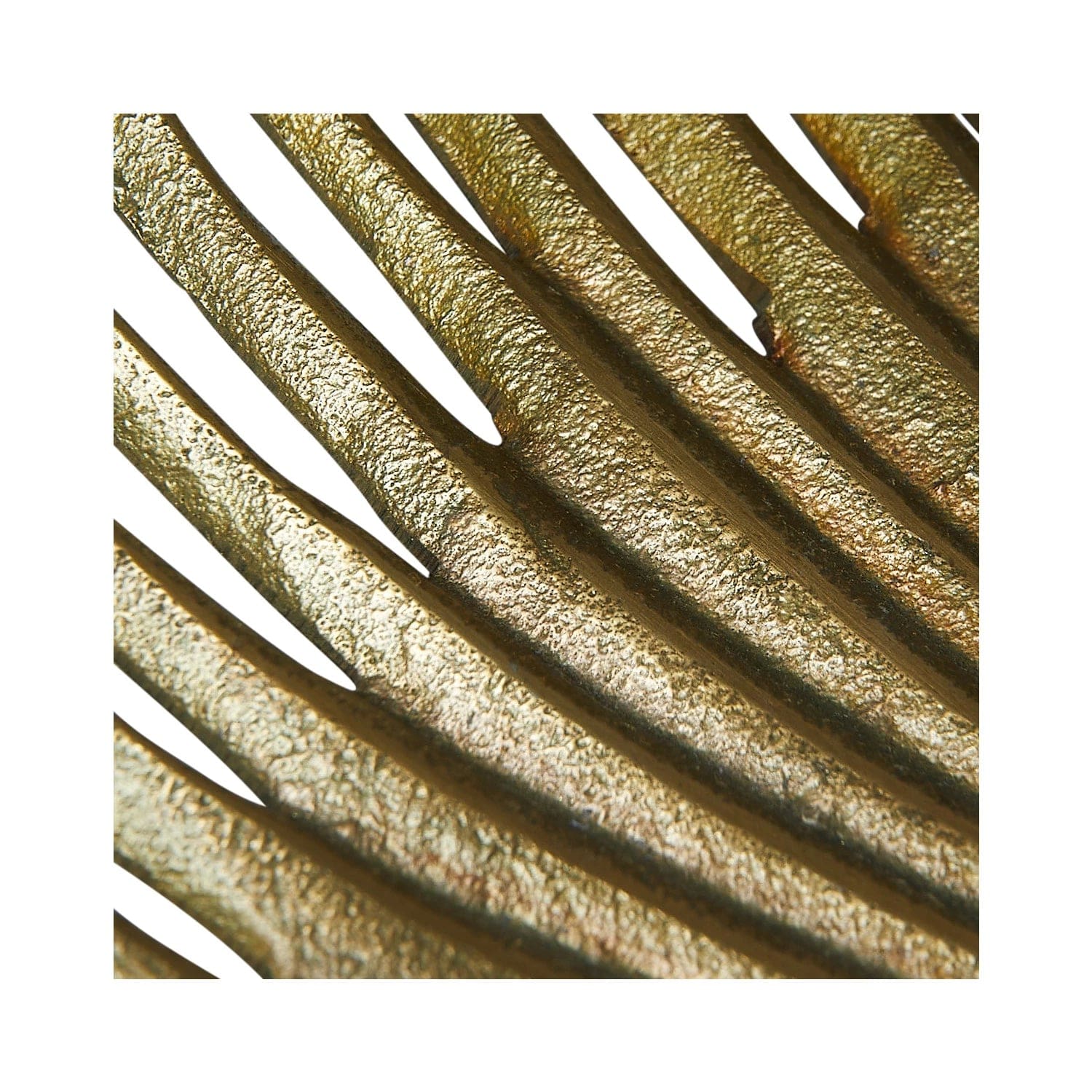 Creative Co-op Creative Co-op Decorative Cast Aluminum Palm Frond Tray, Antique Brass Finish - Little Miss Muffin Children & Home
