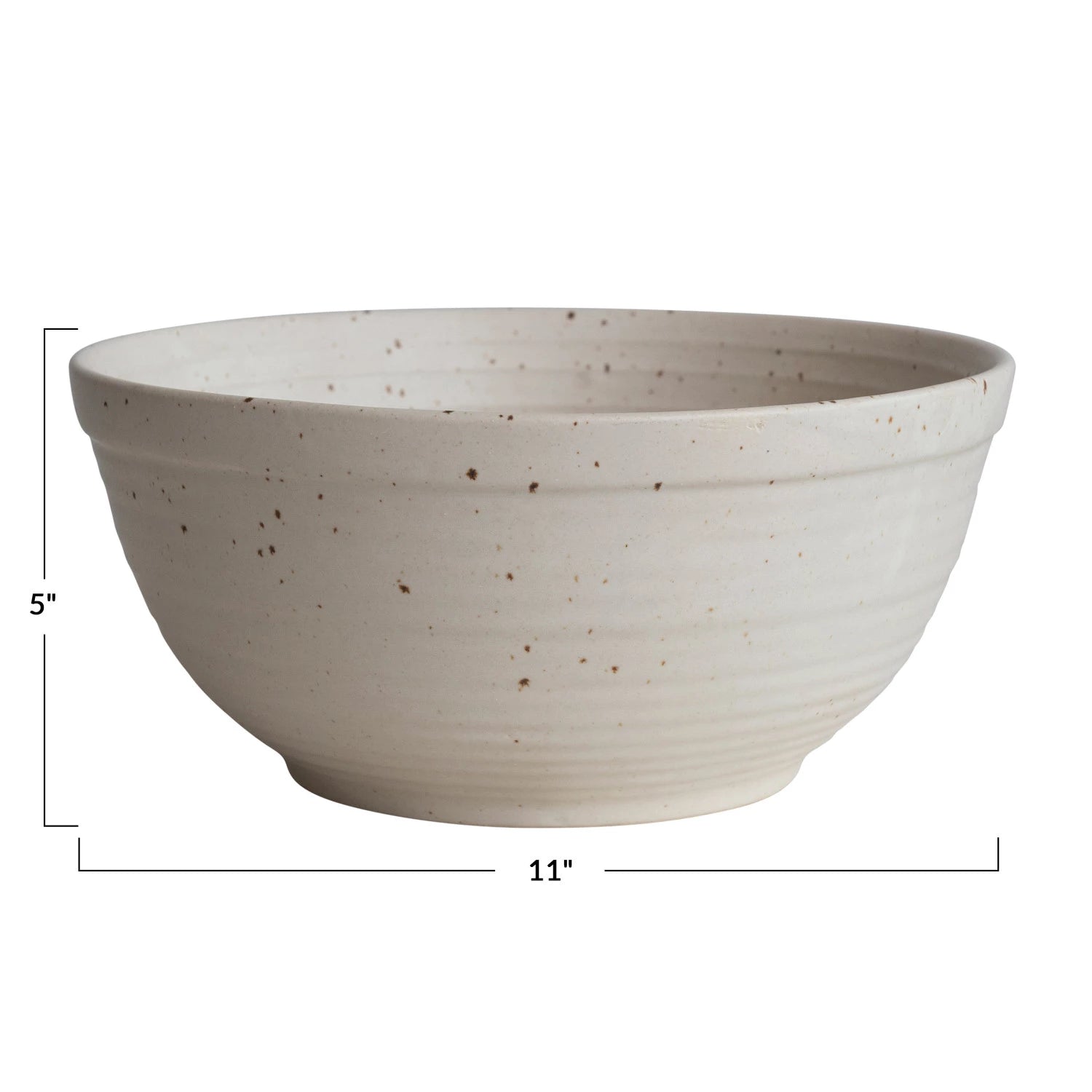 Creative Co-Op Creative Co-op 2.25 Quart Stoneware Bowl - Little Miss Muffin Children & Home