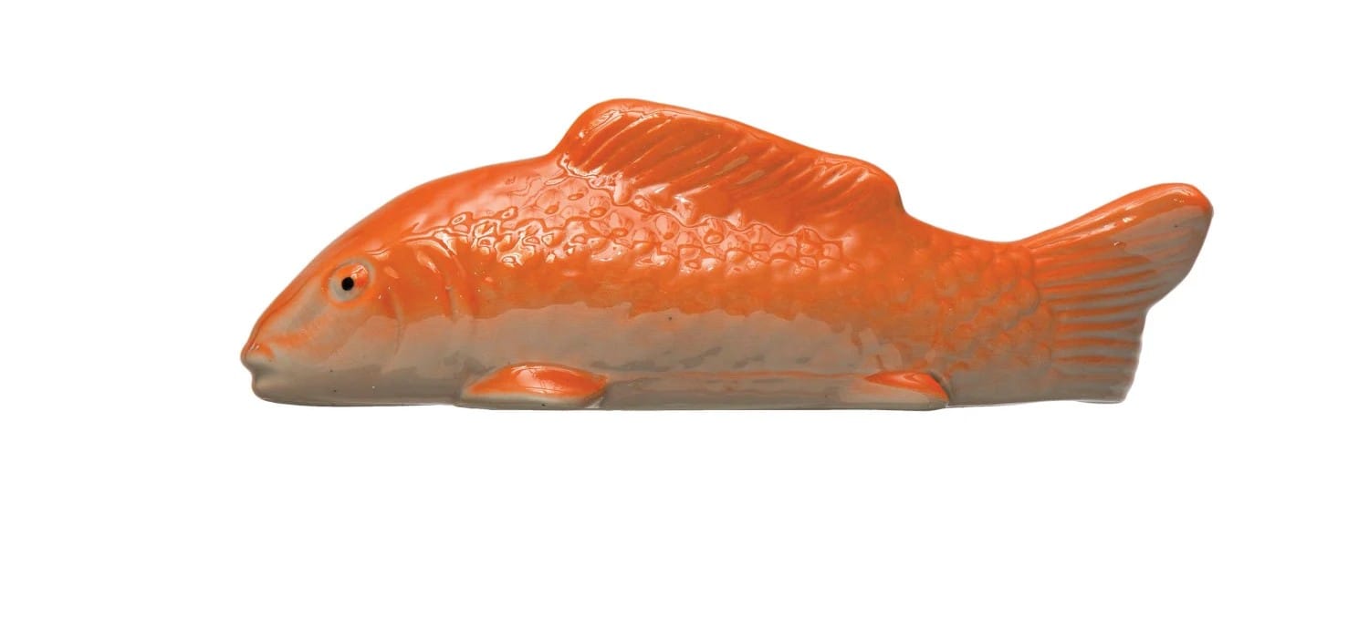 Stoneware 8" Floating Fish, 2 Styles Available