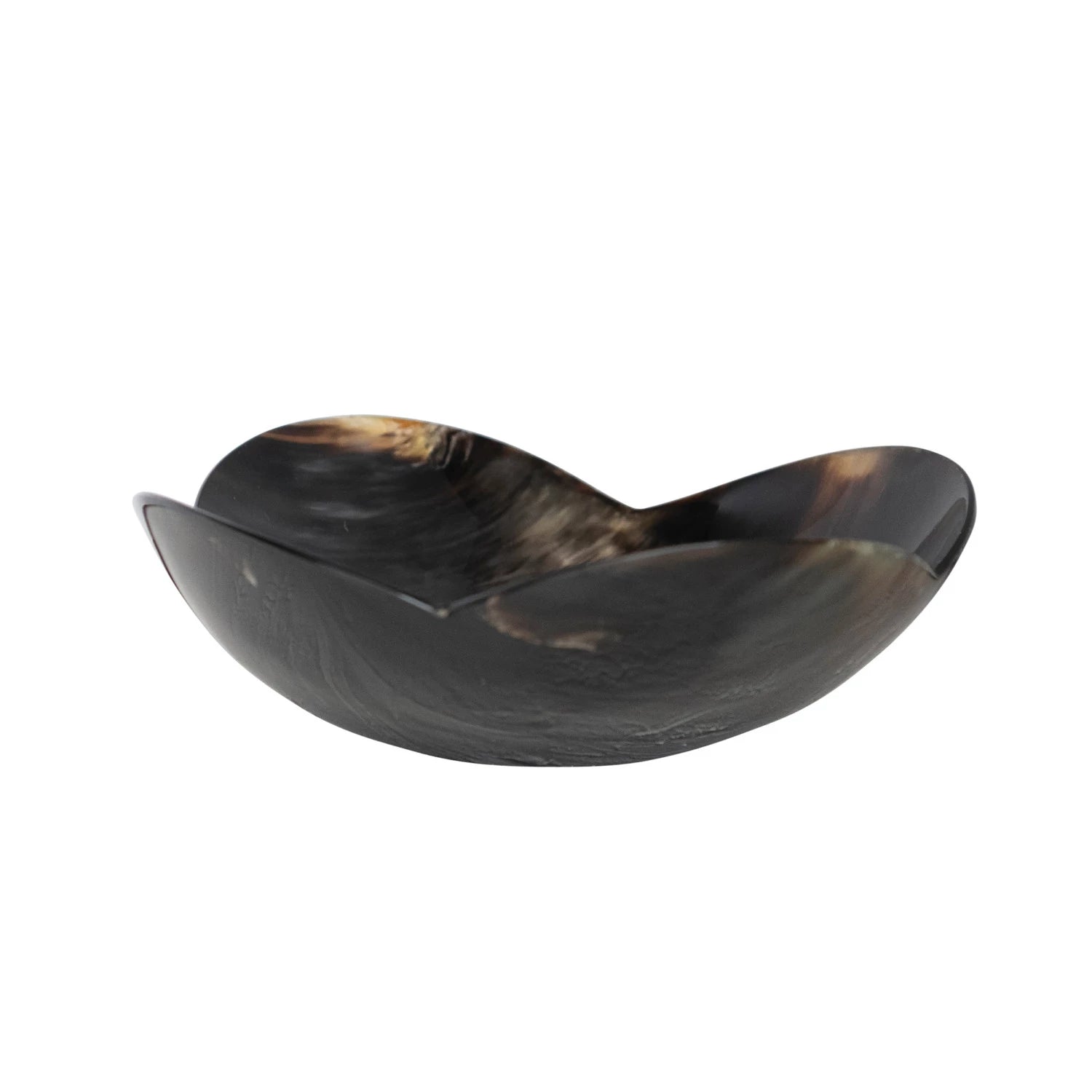 Creative Co-Op Creative Co-op Horn Flower Shaped Bowl - Little Miss Muffin Children & Home
