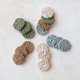 Creative Co-Op Creative Co-op Set of 4 Cotton Crocheted Coasters - Little Miss Muffin Children & Home