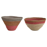 Creative Co-op Heirloom Hand-Woven Seagrass Nesting Baskets, 2 Styles Available