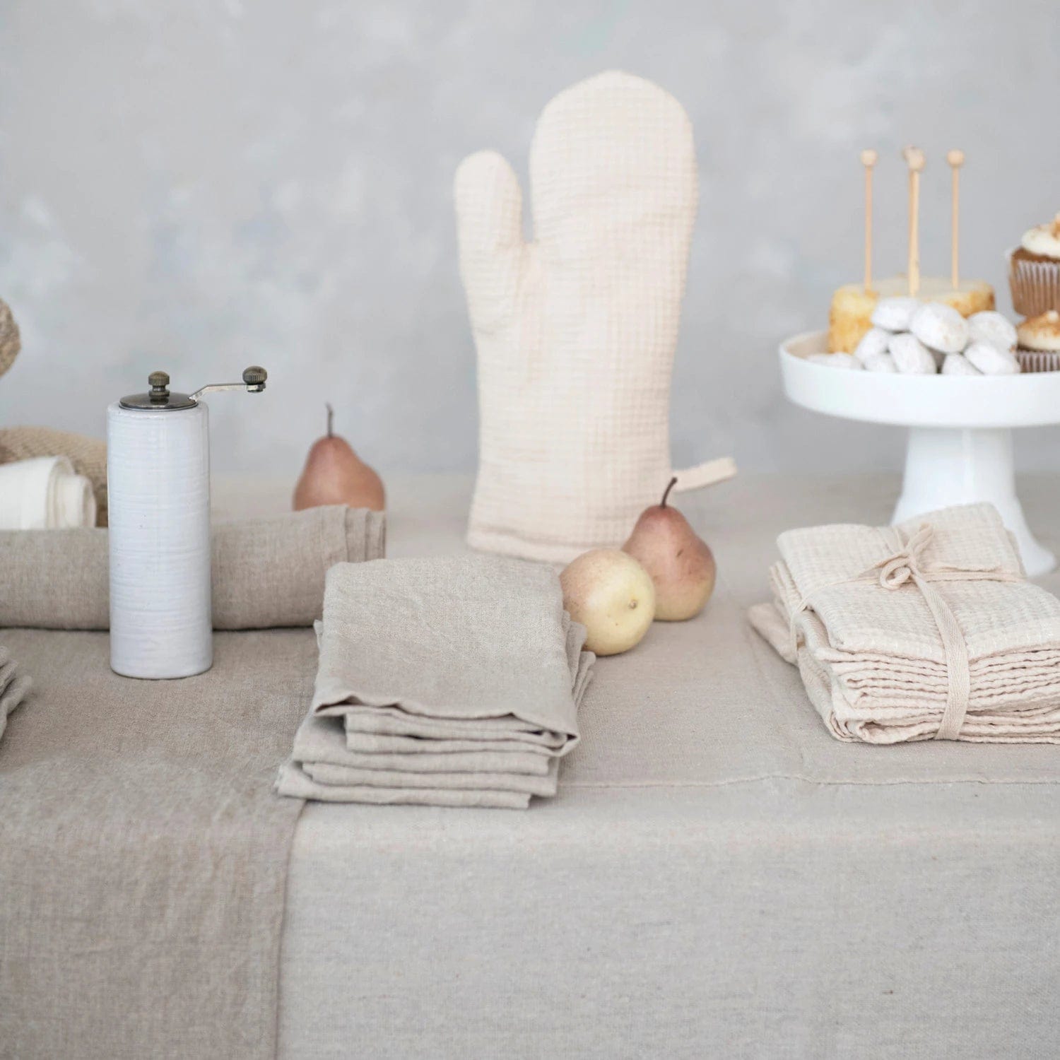 Creative Co-Op Creative Co-op 18" Square Stonewashed Linen Napkins - Little Miss Muffin Children & Home