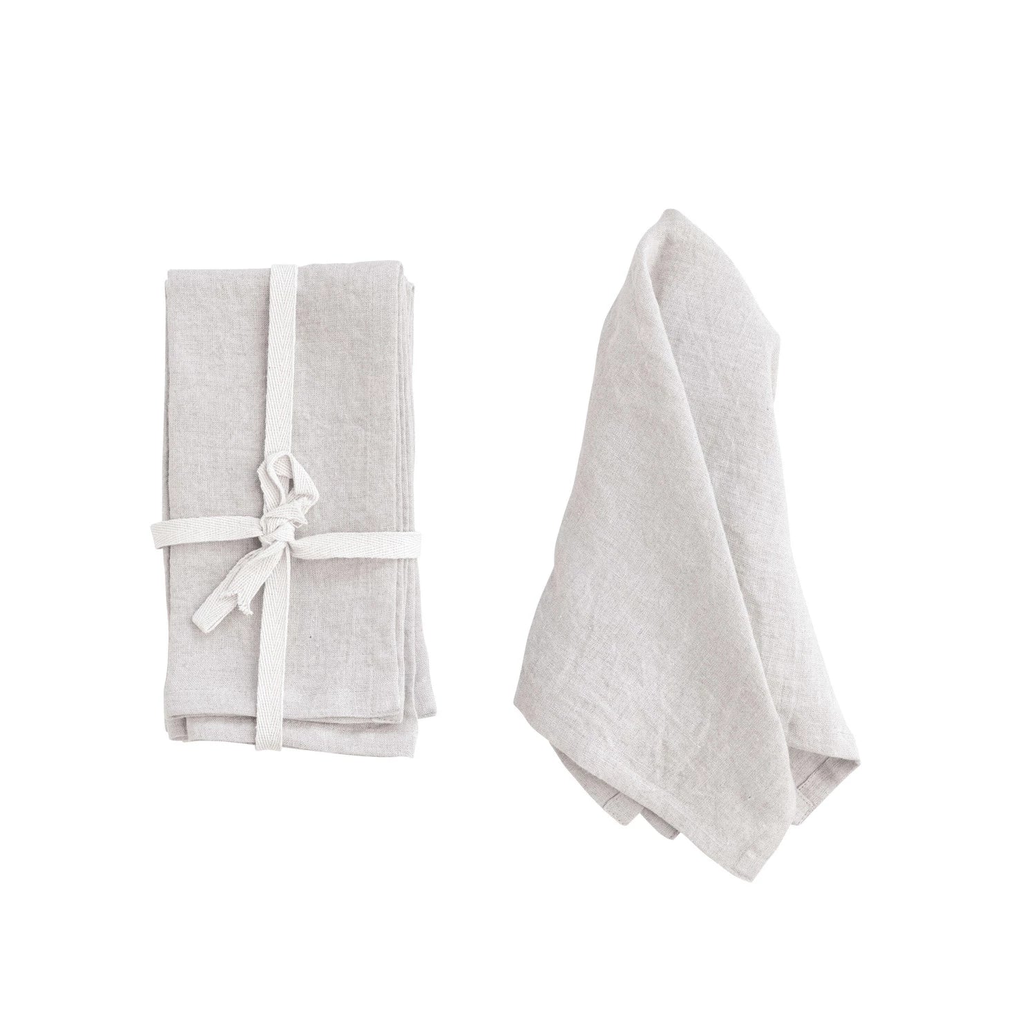 Creative Co-Op Creative Co-op 18" Square Stonewashed Linen Napkins - Little Miss Muffin Children & Home