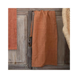 Creative Co-op 36"L x 20"W Oversized Stonewashed Linen Tea Towel in Rust