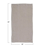 Creative Co-op 36"L x 20"W Oversized Stonewashed Linen Tea Towel in Natural