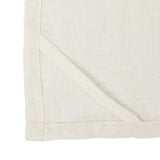 Creative Co-op 36"L x 20"W Oversized Stonewashed Linen Tea Towel in Ivory