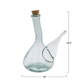 Creative Co-Op Creative Co-op 1 Quart Recycled Glass Cruet with Cork Stopper - Little Miss Muffin Children & Home