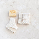 Creative Co-Op Creative Co-op 10" Square Cotton Double Cloth Set of 4 Dish Cloths - Little Miss Muffin Children & Home