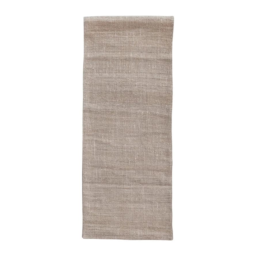 Creative Co-op Creative Co-op Woven Hemp Fiber & Cotton Table Runner, Natural - Little Miss Muffin Children & Home