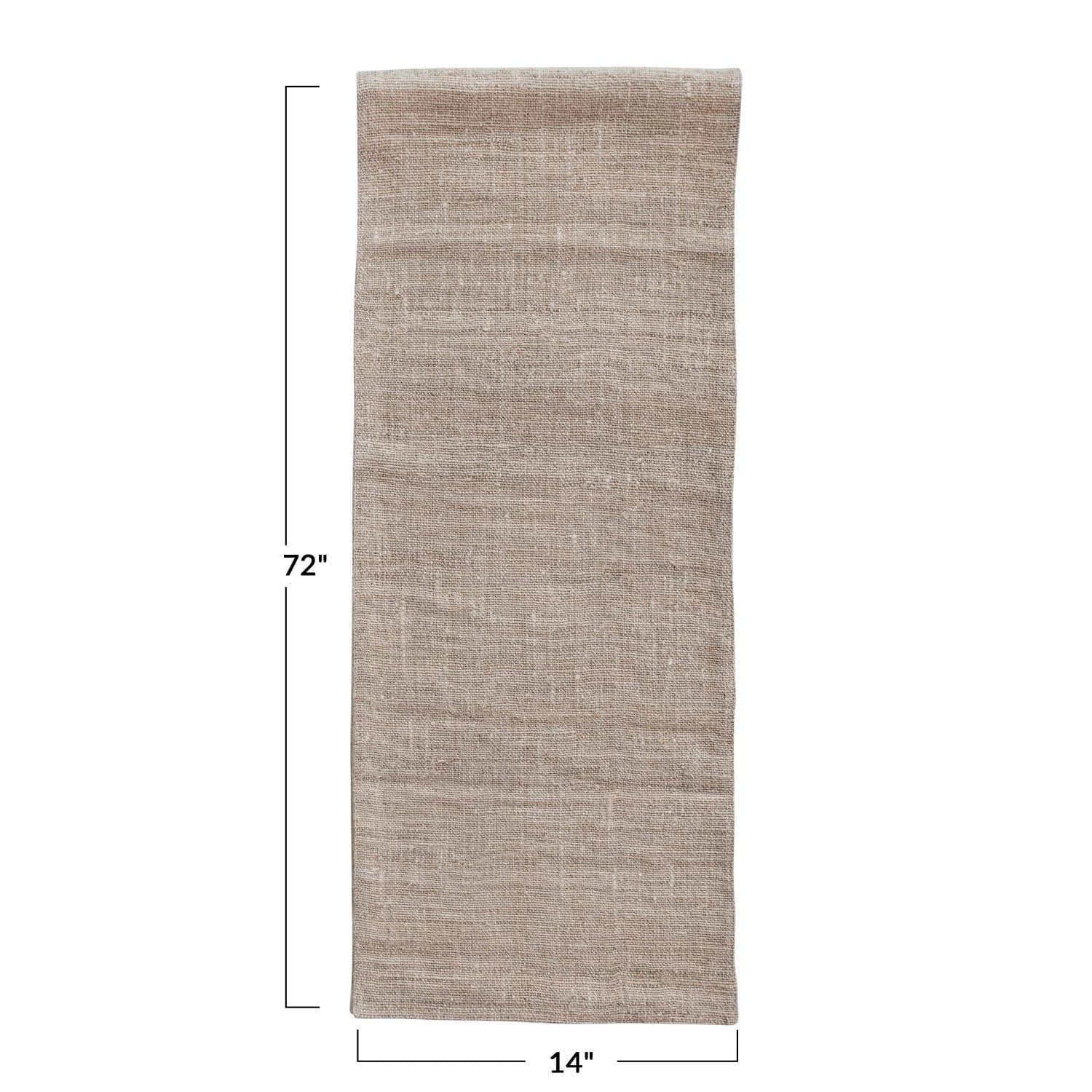 Creative Co-op Creative Co-op Woven Hemp Fiber & Cotton Table Runner, Natural - Little Miss Muffin Children & Home