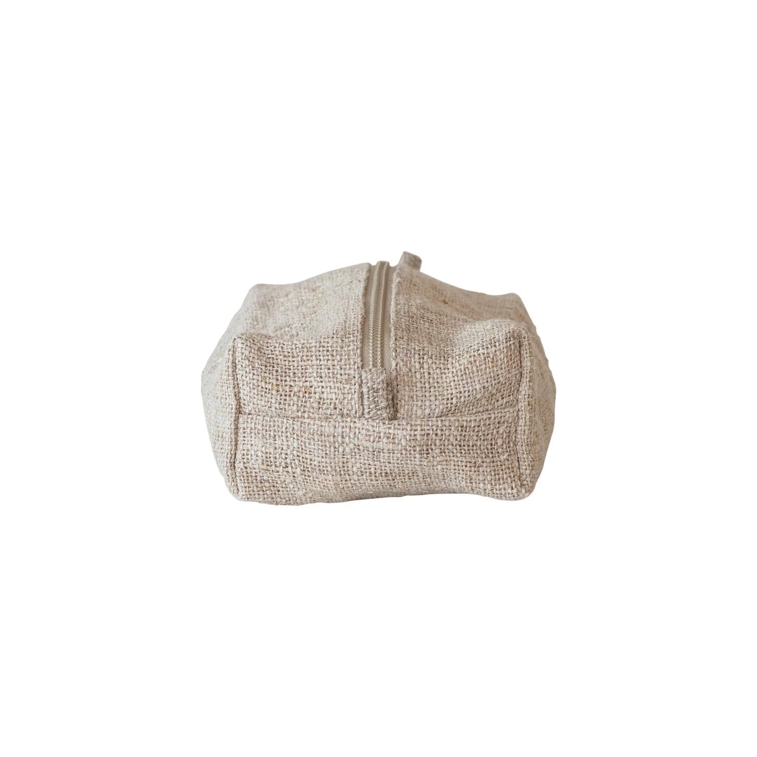 Creative Co-Op Creative Co-op Woven Hemp Fiber Zip Pouch with Cotton Lining - Little Miss Muffin Children & Home