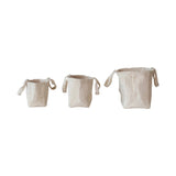 Creative Co-Op Creative Co-op Cotton Terry Tote Bags with Handles - Little Miss Muffin Children & Home