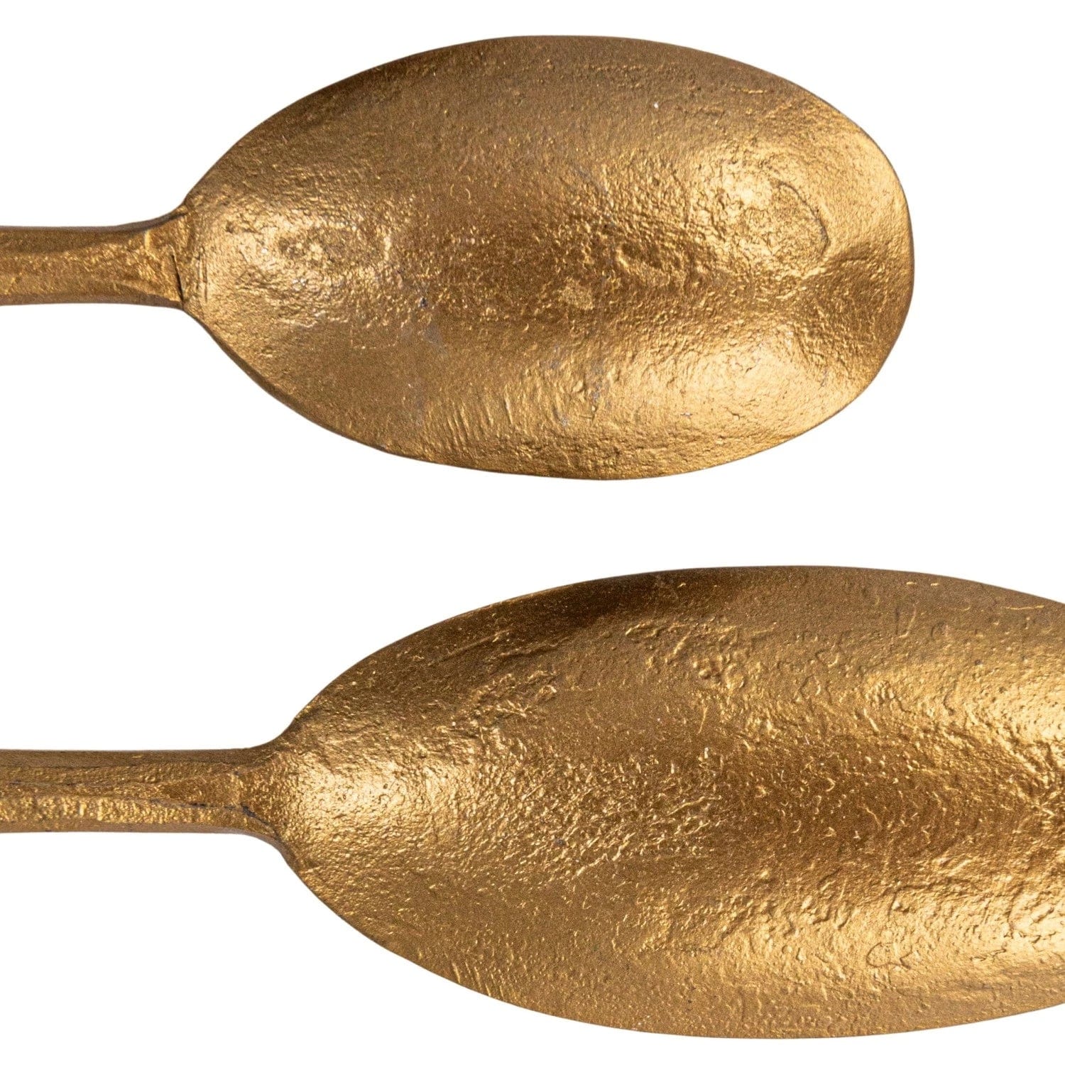 Creative Co-op Creative Co-op Hand-Forged Iron Spoons Antique Gold Finish Set 3 in Printed Drawstring Bag - Little Miss Muffin Children & Home