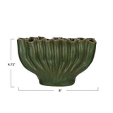 Creative Co-Op Creative Co-op Stoneware Sculptural Vase with 9 Sections - Little Miss Muffin Children & Home