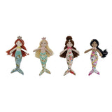 Creative Co-Op Creative Co-op Fabric Mermaid Doll with Floral Pattern Tail - Little Miss Muffin Children & Home