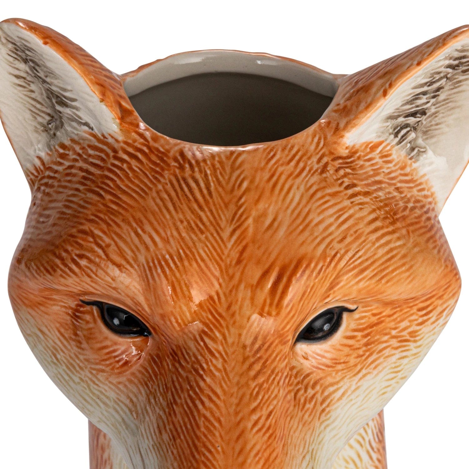 Creative Co-Op Creative Co-op Hand-Painted Stoneware Fox Vase - Little Miss Muffin Children & Home