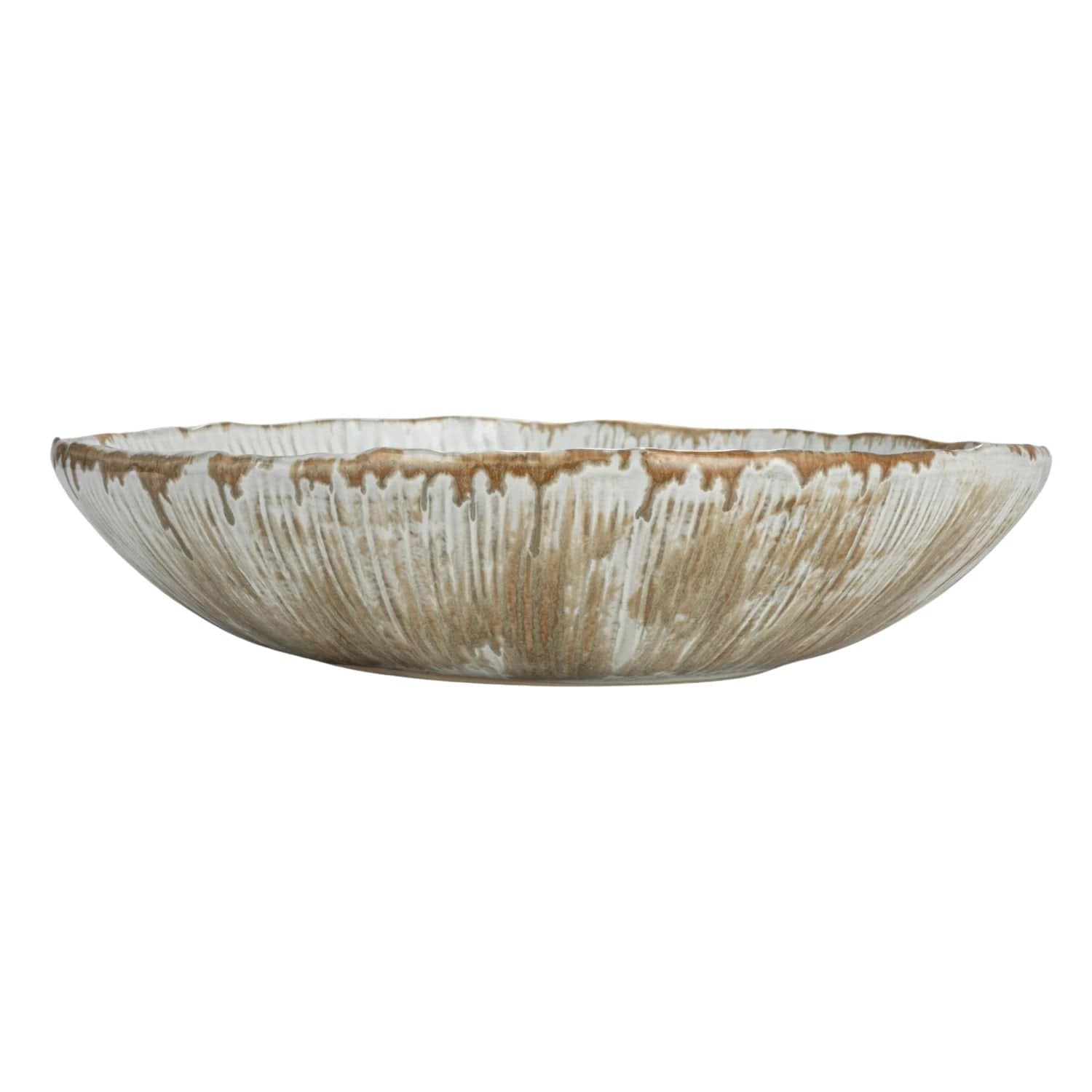 Creative Co-Op Creative Co-op Stoneware Bowl, Reactive Crackle Glaze - Little Miss Muffin Children & Home