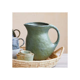 Creative Co-op 2-1/2 Quart Stoneware Pitcher (Each One Will Vary)